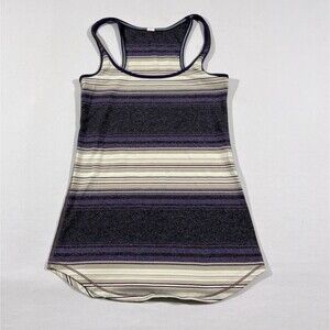 Lululemon Refresh Racer Racerback Tank Top Osaka Stripe Going Grape Purple Sz 2